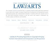 Tablet Screenshot of lawandarts.org